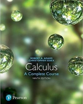 Calculus: A Complete Course (9th Edition) – PDF eBook