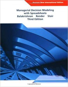 Read more about the article Managerial Decision Modeling with Spreadsheets (3rd International Edition) – PDF eBook