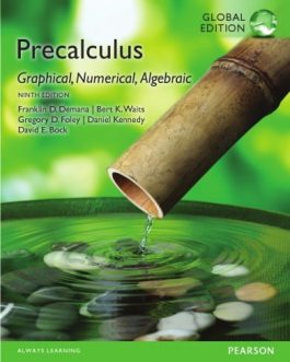Precalculus: Graphical, Numerical, Algebraic (9th Global Edition) – PDF eBook