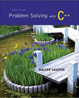 Problem Solving with C++ (9th Edition) – Walter Savitch – PDF eBook