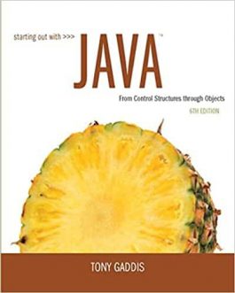 Starting Out with Java: From Control Structures through Objects (6th Edition) – PDF eBook