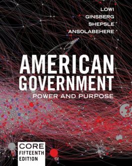 American Government: Power and Purpose (Core 15th Edition) – PDF eBook