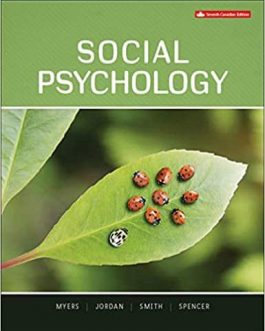 Social Psychology (7th Canadian Edition) – PDF eBook
