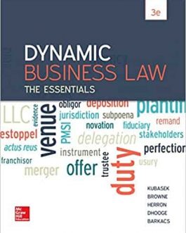 Dynamic Business Law: The Essentials (3rd Edition) – PDF eBook