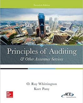 Principles of Auditing & Other Assurance Services (20th Edition) – PDF eBook