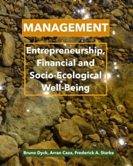 Management: Entrepreneurship, Financial and Socio-ecological Well-being – PDF eBook