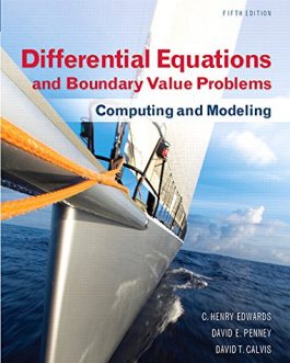 Differential Equations and Boundary Value Problems (5th Edition) – PDF eBook