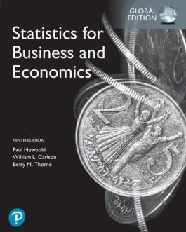 Statistics for Business and Economics (9th Global Edition) – PDF eBook