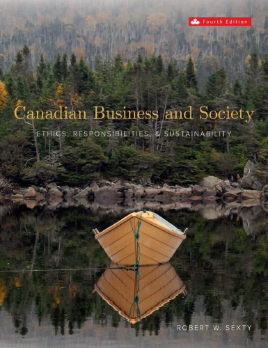 You are currently viewing Canadian Business and Society: Ethics, Responsibilities and Sustainability (4th Edition) – PDF eBook