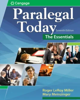 Paralegal Today: The Essentials (7th Edition) – PDF