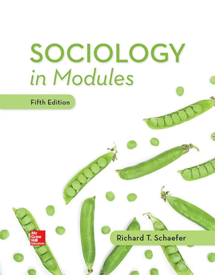 Sociology in Modules (5th Edition) – PDF