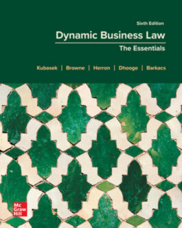 Dynamic Business Law: The Essentials (6th Edition) – PDF