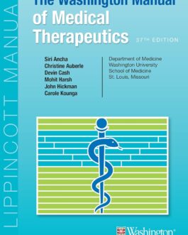 The Washington Manual of Medical Therapeutics (37th edition) – eBook PDF