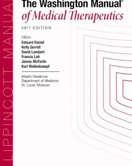 Washington Manual of Medical Therapeutics (38th edition) – eBook PDF